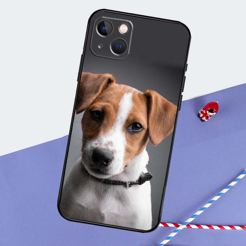 Jack Russell Terrier Dog Phone Case For iPhone 16 15 Pro Max 12 13 Mini 11 14 Pro Max XR 16 15 Plus 16e Cover Coque