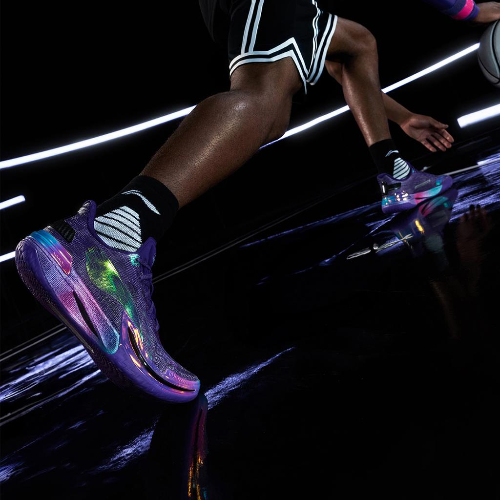 Li Ning Gamma Ray Burst Cushioning Slip Resistant Abrasion Resistant Breathable Support Lightweight Rebound ABAU039-1