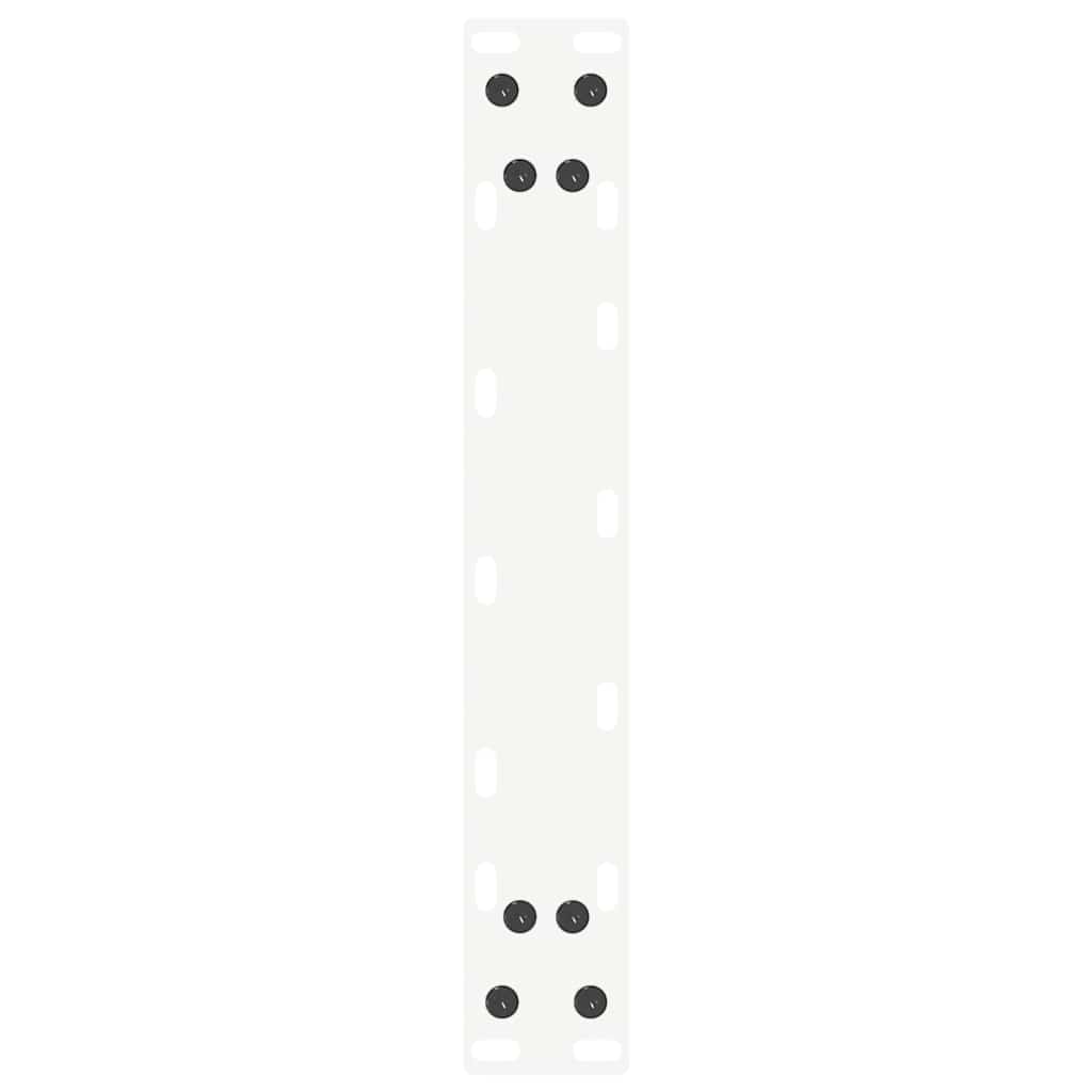 Coffee Table Legs, 2 Pcs, White, 38X(72-73) Cm, Steel