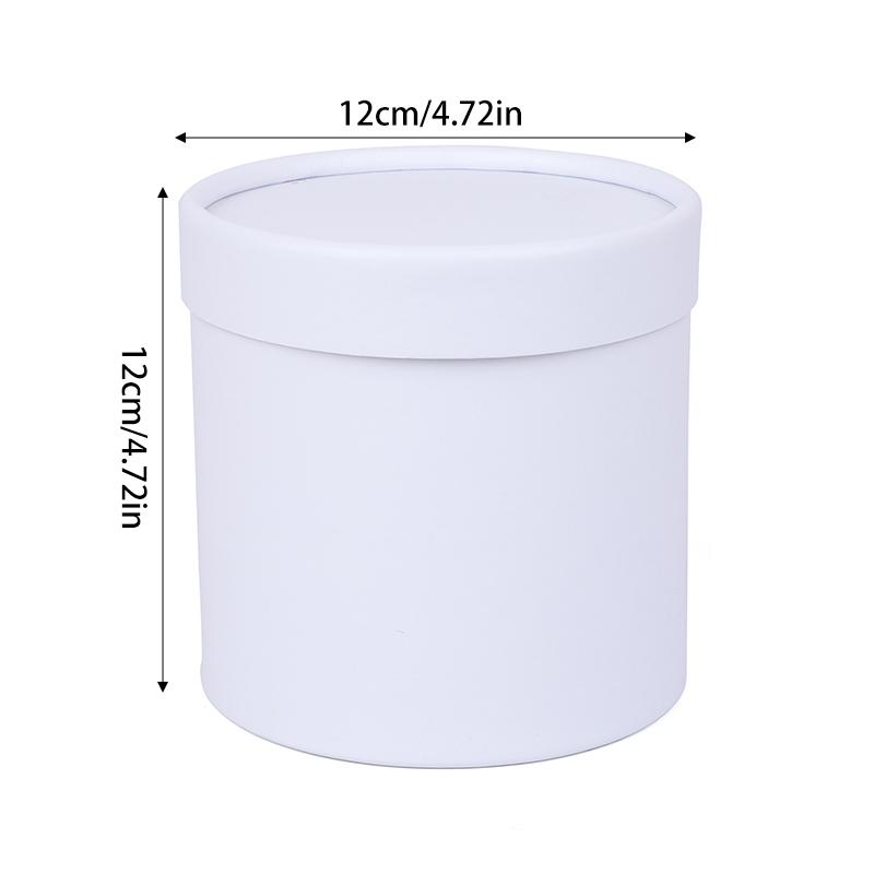 Kulatá květinová krabice Dárkové balení Papírová krabice na svatbu Uložení kytice růží Dekorace Potřeby na narozeninovou oslavu Valentýn