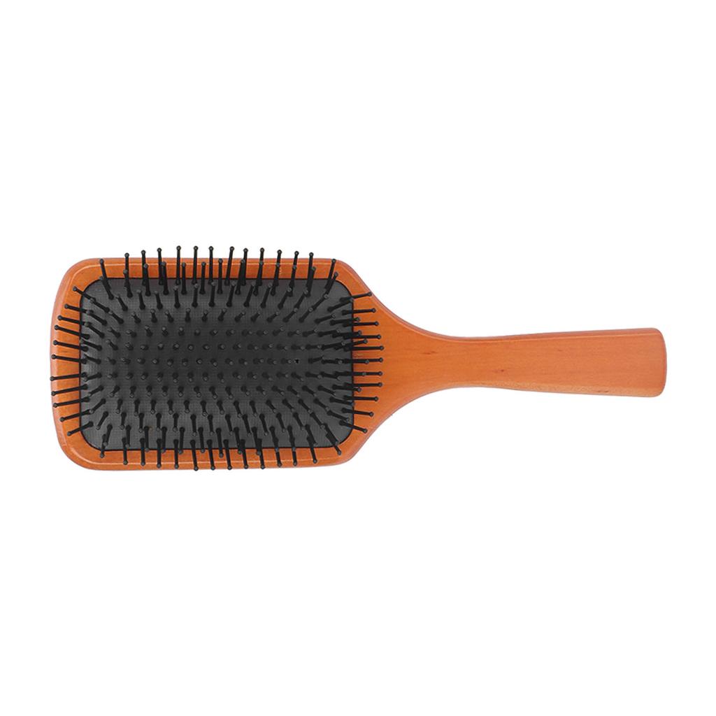 Hair Brush Wooden Massage Wellness Paddle Hairbrush for Detangling Blowdrying Straightening