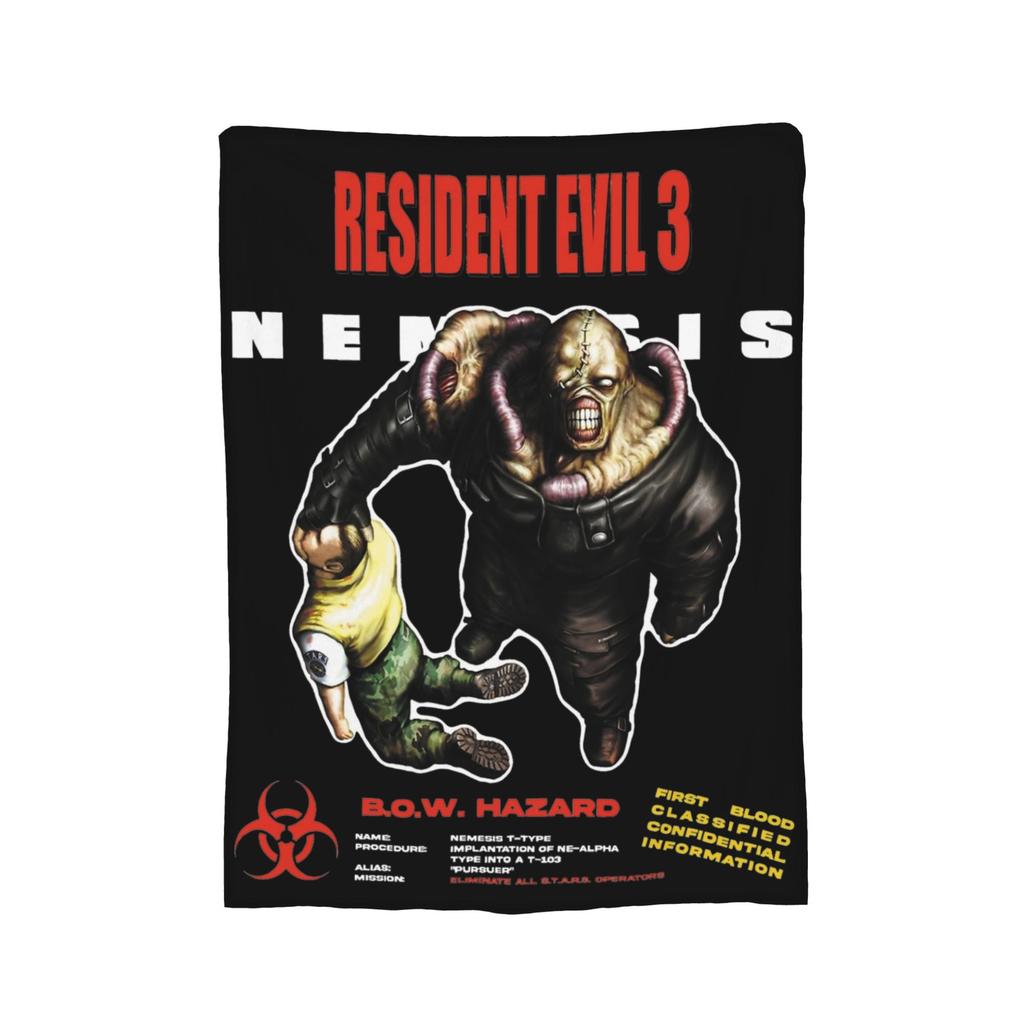 Residents Evils NEMESIS v1 Blanket Cover Fleece Throw Blanket Summer Air Conditioning Decoration Soft Warm Bedspreads,