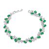 Hand Jewelry Ebat Plated 18K White Gold Zircon Bracelet For Girls