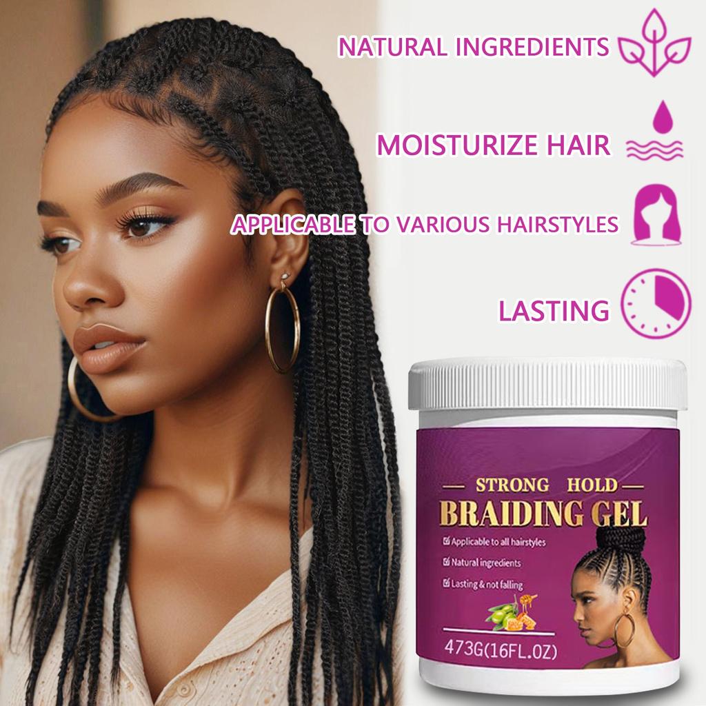 Braid Gel Moisturizing And Styling Hair Wax For Dreadlocks