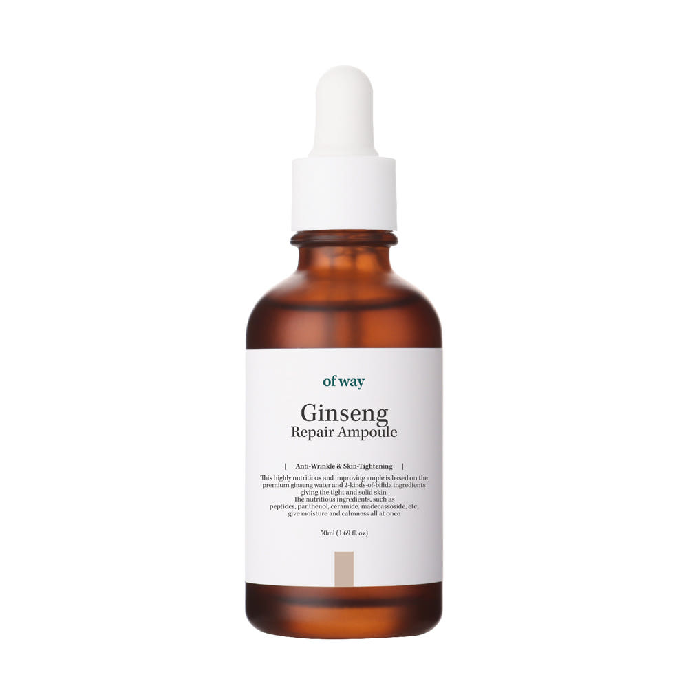 OFWAY 6 Peptide Anti-Aging Organic Red Ginseng Repair Ampoule 50ml
