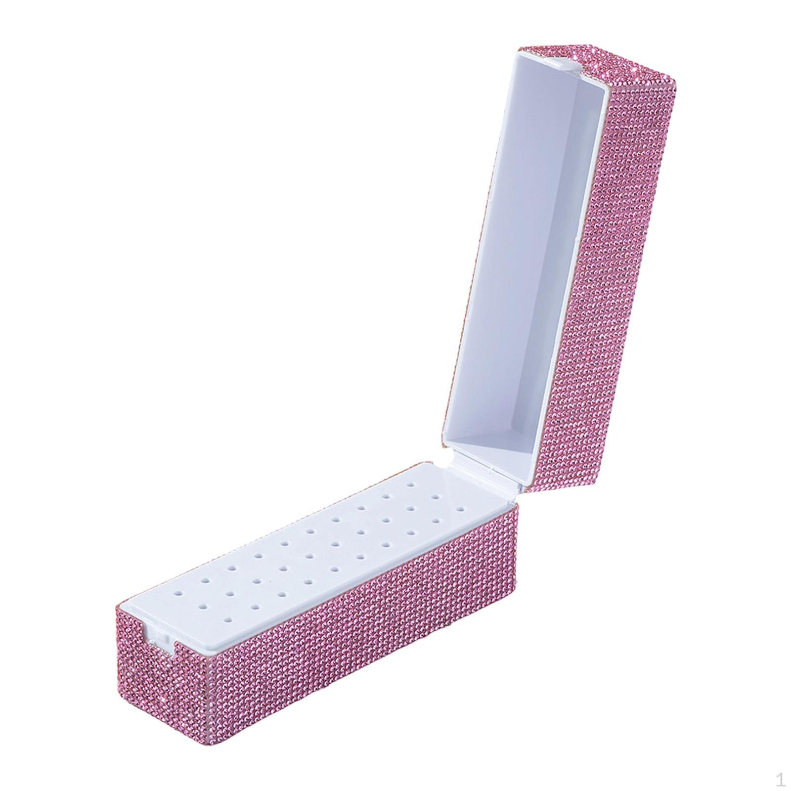 

Держатель Подставка Органайзер Чехол, 30 Отверстий Стразы, Легкий, Коробка для Хранения розовый