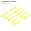 4/6/10Sheet Arrow Sticker Directional Sign PVC Self-Adhesive Label Stickers Removable Floor Decal for Floor Wall Marking 6Colors