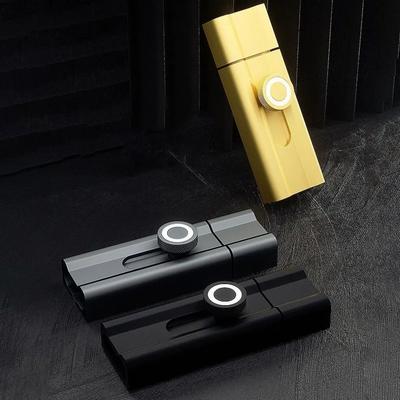 Durable Anti-theft Luminous Door Buckle No Punching Security Door Catch Aluminum Alloy Sliding Door Bolt Wine Cabinet