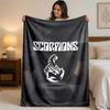 Scorpions Print Flannel Blanket Cozy Lightweight Plush Throw Blanket For Bed Sofa Household Use