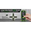 Huepar Dual Laser Rangefinder 120M/200M Green Beam Digital Laser Meter Multiple Unit Measurement Tool With Backlit LCD display