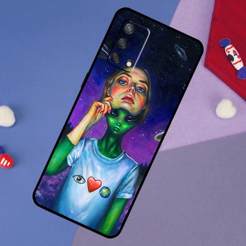 Mushroom Moon Shroom Farmer Case For Oppo A5 Pro A6 A57 A17 A78 A54 A74 A94 A76 A16 A96 A18 A40 A60 A80 A38 A58 A98 A15