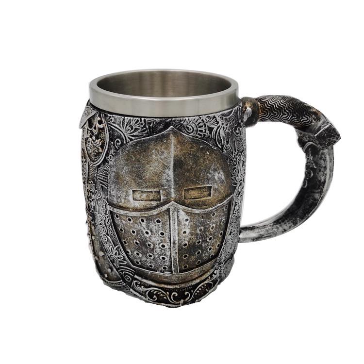 Stainless Steel Skull Goblet: Halloween Gift Mug