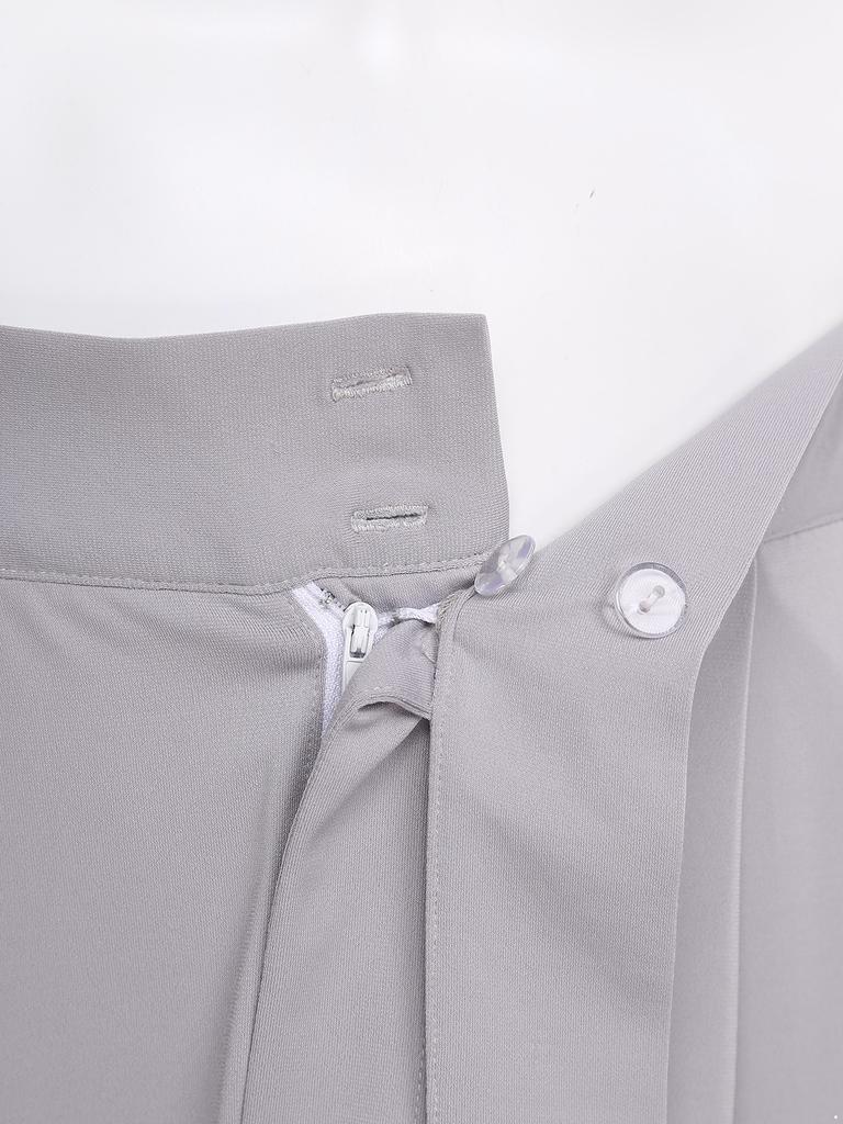 Pantaloni de dans pentru bărbați cu cataramă reglabilă, pantaloni cu curea și buzunare, îmbrăcăminte pentru dans de sală, latin, modern