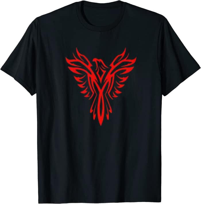 Phoenix Rise From The Ashes Bird Animal Tee T-ShirtA S