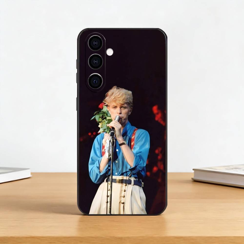 Sänger D-David Bowie Handyhülle Für Samsung Galaxy A73,A72,A71,A70,A53,A52,A51,Weiche Silikon Schwarze Hülle