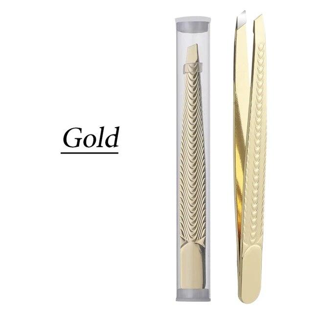 Eyebrows Tweezers Trimmer Professional Beard Eyelash Brow Hair Removal Plucker For Face Makeup Tool Man Or Women' Bag