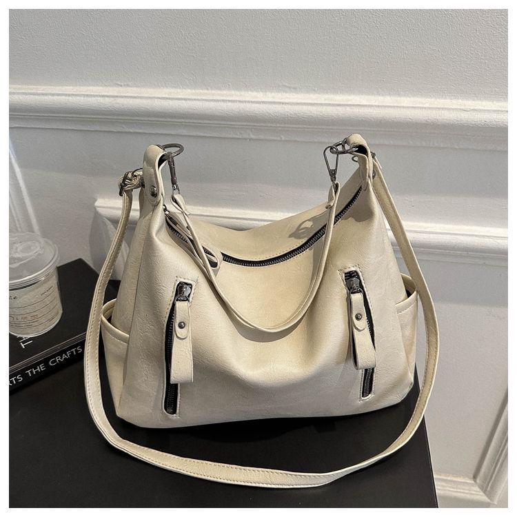 

Large Capacity Women s Crossbody Bag - 2023 Retro Frosted Texture, Versatile Autumn/Winter Shoulder Tote