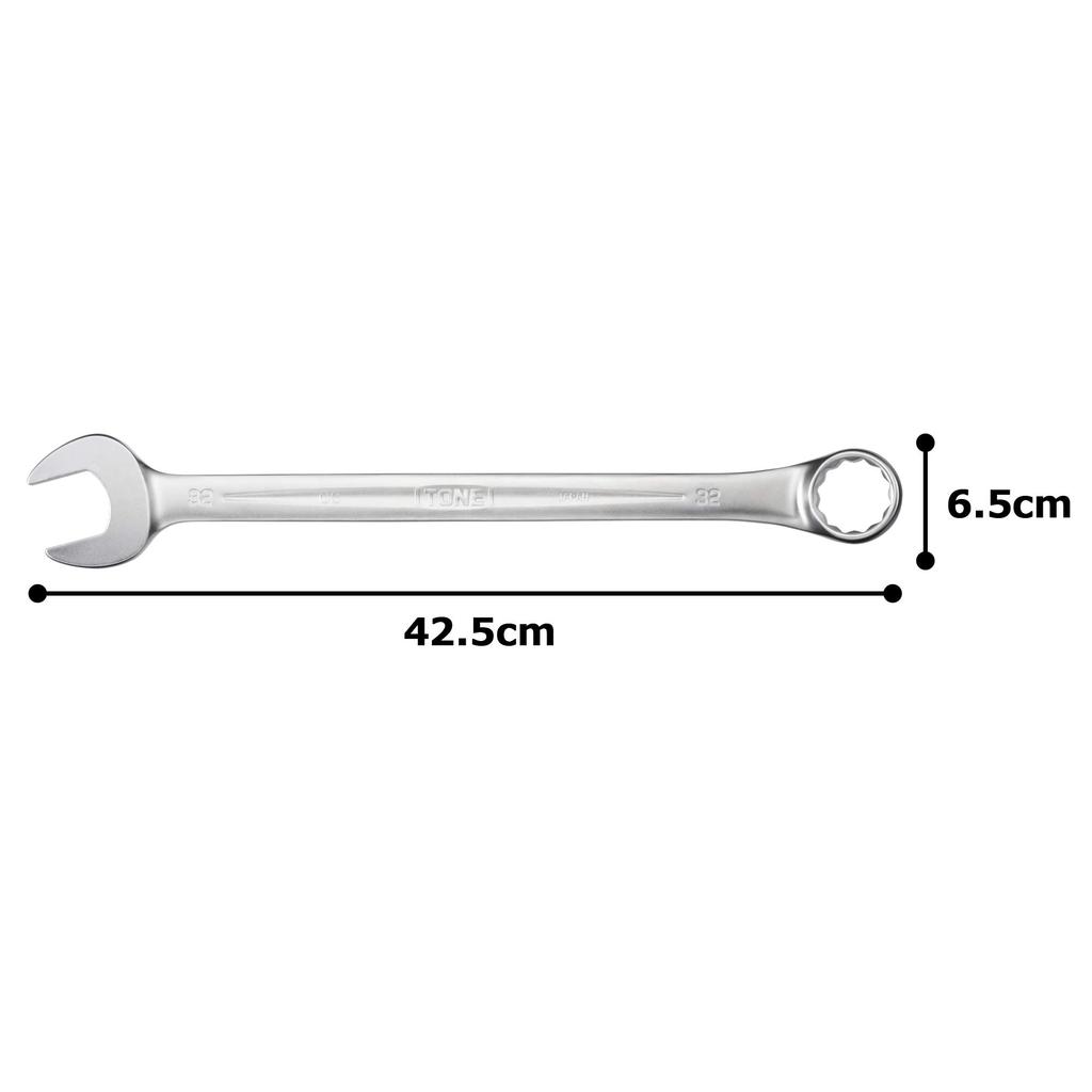 TONE Combination Spanner Width across flats 32mm CS-32