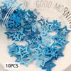 10/50pcs Dopamine Star Hair Clips Set Colorful Sweet Shining Star Hairpins for Women Girls Party Accessories Hair Barrettes
