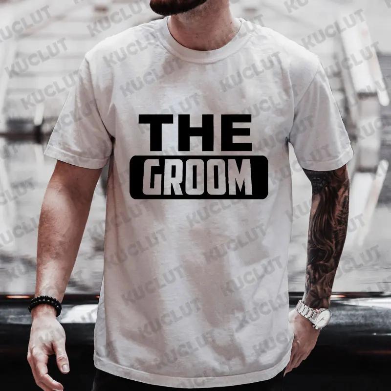 The Groom Squad Best Man T Shirt Team EVG Groom Groomsman Tshirt Friends Single Farewell Graphic Tops Bachelor Stag Party Tees