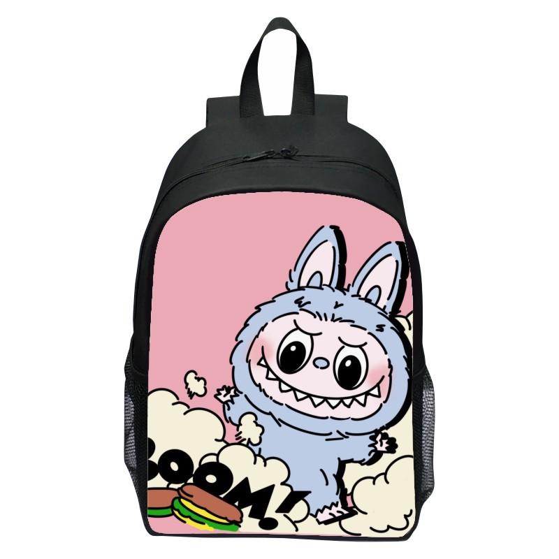 Schoolbag Printed Rabbit, Elementary School Cartoon Cute Backpack 123 Grade Doll Boys and Girls