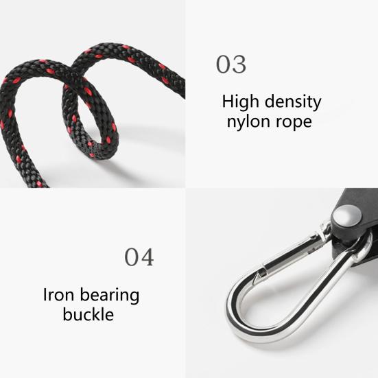 Nylon Ratchet Hanger Lightweight Quick Release Sturdy Pulley Design Tent Lifting Rope