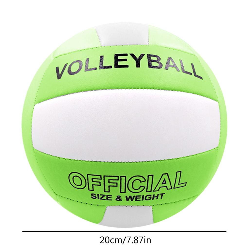 Beach Volleyball Official Size 5 Soft Volleyball Sand Sports PU Ball Volleyball Professional Training Match Game Ball