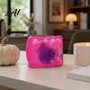 Stress Relief Squeeze Toy Halloween Ghost Cube Toy Pumpkin Bat with Clear Snowflake Hand Relaxation Sensory for Party Favors Portable Ball