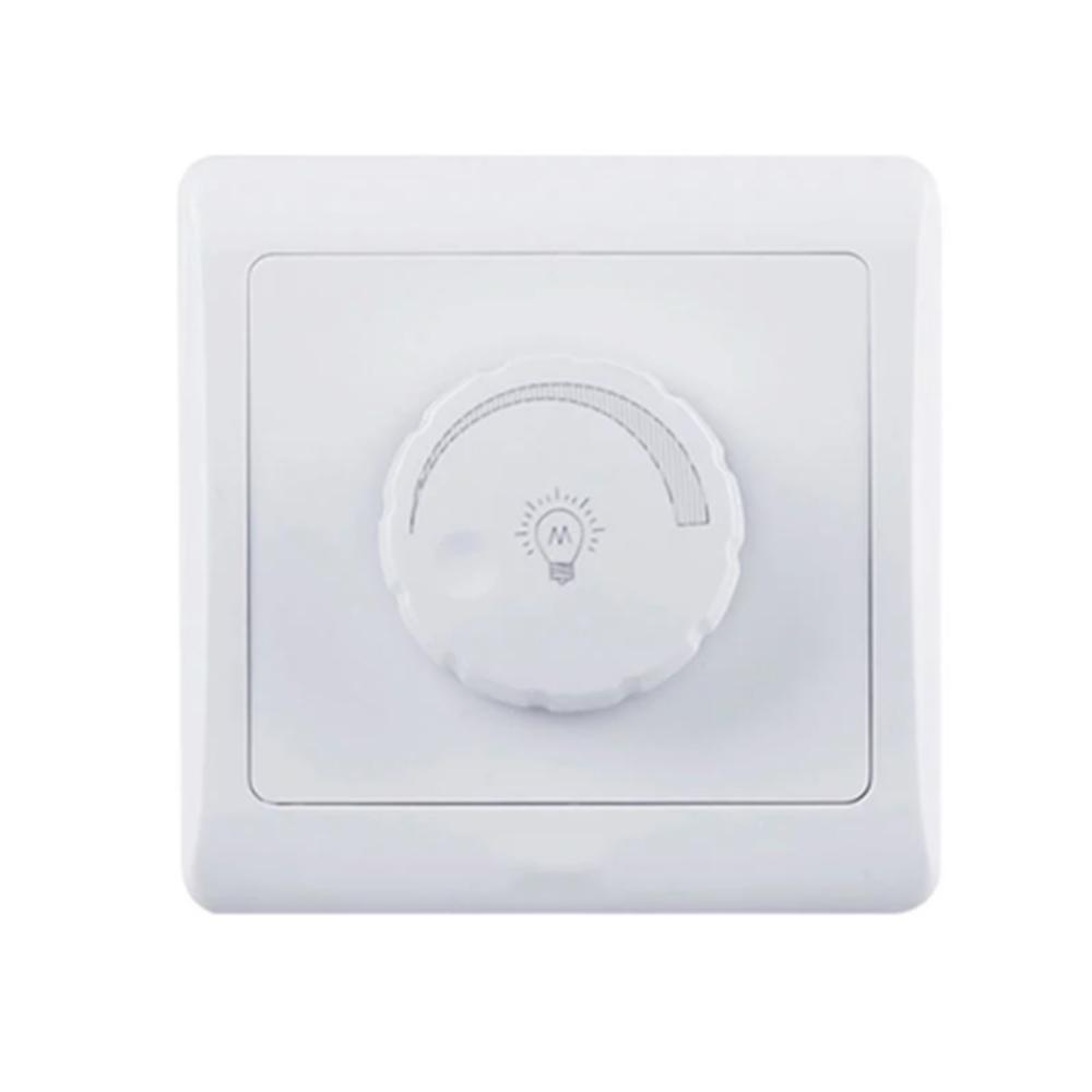86 Type Dimmer Switch Panel Wall 220V High Power 450W Stepless Switch Dimmer Incandescent Lamp