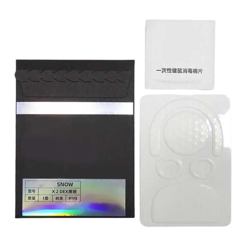 Esportstiger SNOW Series Mouse Skates Stickers Mouse Feet Pad Round Glides Curveds Edges for GProX Superlight2 DEX Mouse 1