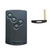NO LOGO! 4 button remote key card keyless smart key 433mhz 4A PCF7945/PCF7953 chip for Renault Clio 4 Key captur key After 2013
