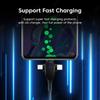 3 in 1 66W 6A Fast Charging USB Type C Cable Micro USB Spring Car Charger For iPhone Xiaomi  Samsung Phone Charger Cord