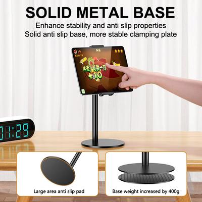 Adjustable Monitor Stand Height Portable Monitor Tablet Holder For 6.5-12.9 Inch Phone Tablet Monitor Support Holder Wider Base