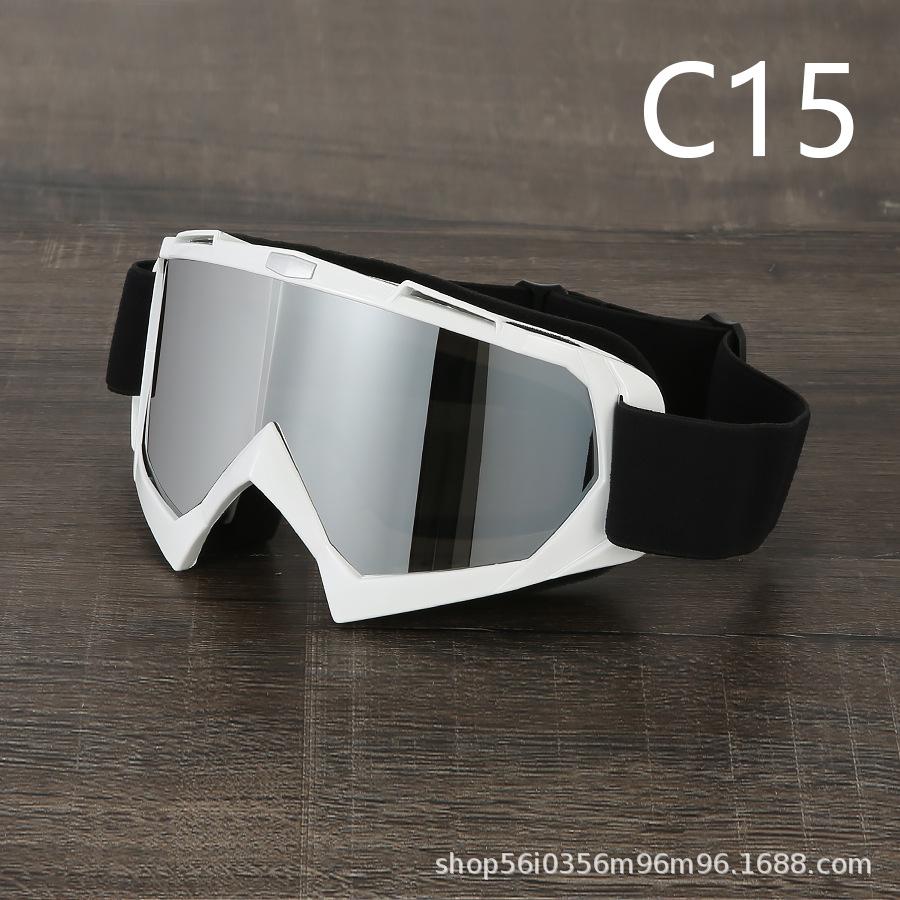 Painted Off-road Motorcycle Goggles, Retro Harley, Locomotive Outdoor Sports Riding Goggles, Ski Eyes