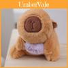 Adorable Capybara Plush Keychain Soft Toy Cuddly Animal Figure For Kids