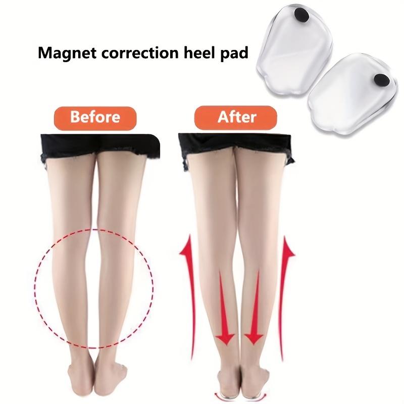 Silicone Gel Foot X/O Insoles for Men Women Magnet Orthopedic Heel Pad Correct Plantar Fasciitis Pain Relief Foot Care Insert