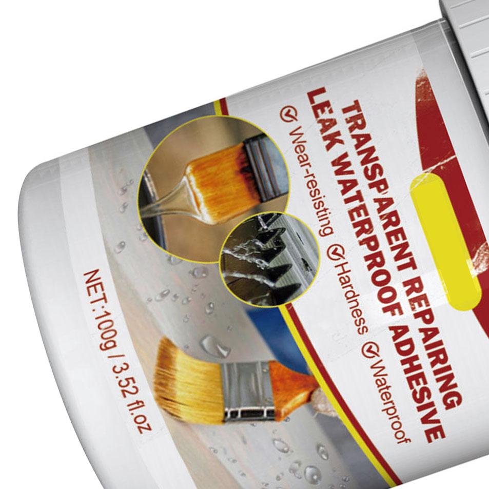 Transparent Waterproof Coating Agent Leak Proof Insulating Rebrushed Shiny Sealant for Floor