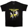 Twenty One Pilots T Shirt Back To Back Trench Band Logo New Official Mens Black