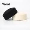 Kurzrand Flacher Wollfilz Barett INS Mode Pillbox Hut Damen Französisch Elegant Fedoras Matrosenhut Kapitänskappe Damen Bert Hart