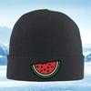 Watermelon Slice Black Seeds Red Yummy Unisex Women Unisex Knitted Hat Beanie Pullover Cap Winter Thermal Warm Christmas Outdoor Cy