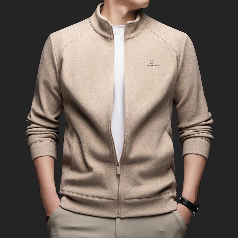 Men s Winter Fleece Stand Collar Hoodie Jacket - Warm & Casual Cardigan XL