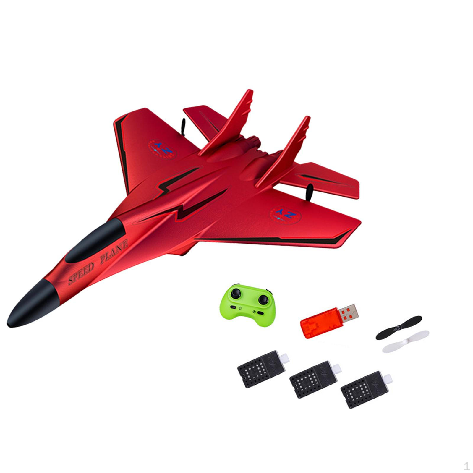 

RC Airplane Glider Flying Model Kit Fun Lightweight Easy to Height Gift Goodie Bag Stuffer червоний