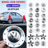 4 pièces 3BD601149B C8052K150 C1007K148 XW0609-15 C7072K143 C5067K144 Logo de Voiture Cache-Moyeux de Roue Cache-Moyeux Badge pour Volkswagen VW