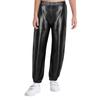 Kinder Mädchen Shiny Metallic Dance Hosen Elastische Hohe Taille Hip Hop Hosen Streetwear Dancewear