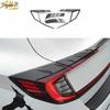 For Hyundai Sonata - Carbon Fiber ABS Rear Tail Light Lamp Cover Trim