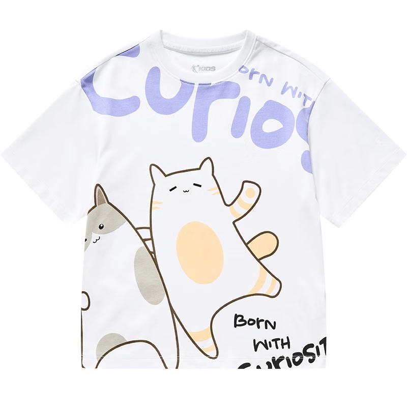 QIAODAN Girls  Short Sleeve T-Shirt 165