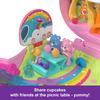 Polly Pocket x Care Bears Doll Playset with Toy Vehicle and Themed Travel and Partnership Compact & Accessories, Toy,
