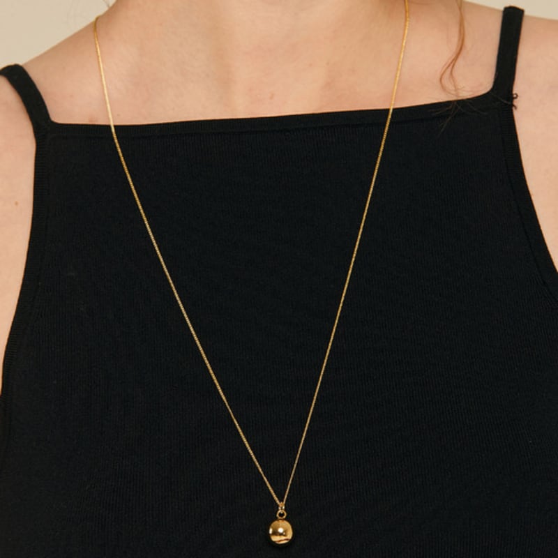 murmur [925silver]Bell drop necklace