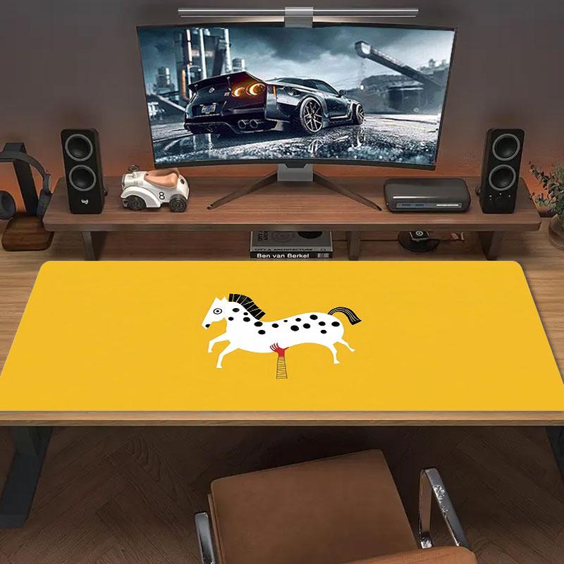 Colorful Dreamscape Large Size Mouse Pad Large Gaming Table Cushion Nonslip Laptop Tablet Big Mousepad Xxl Mat Mini Pc Playmat With Lock Edge
