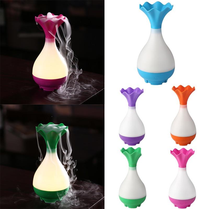 Usb Air Humidifier Ultrasonic Essential Oil Diffuser With Led Light And Purifier Features For Refreshing Atmosphere